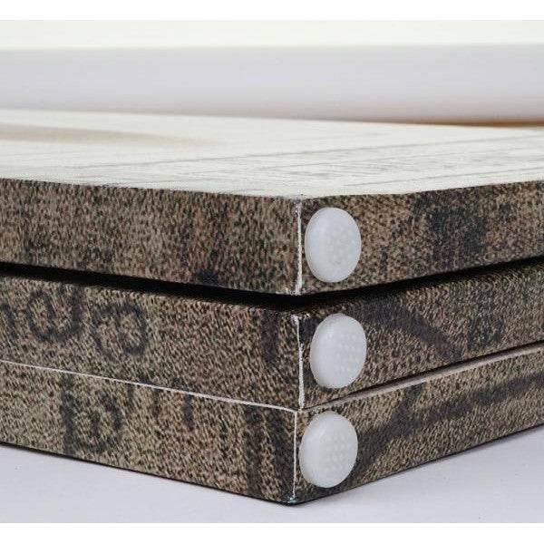 Foto-Paravent Vintage, Raumteiler Trennwand, Glitzer Retro Fashion FSC-zertifiziert ~ 180x120cm - Palo24