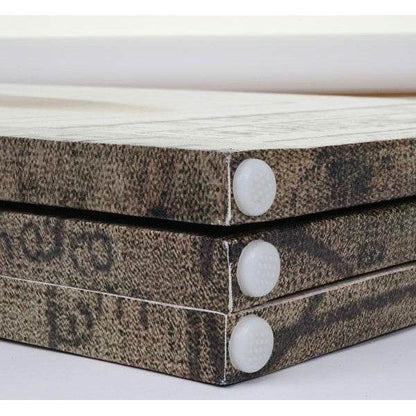 Foto-Paravent Vintage, Raumteiler Trennwand, Glitzer Retro Fashion FSC-zertifiziert ~ 180x120cm - Palo24