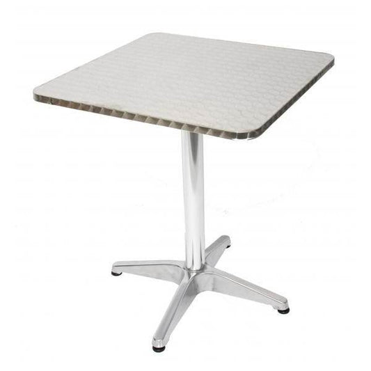 Alu-Tisch Bistrotisch Gartentisch M28 rechteckig, wetterfest - Palo24