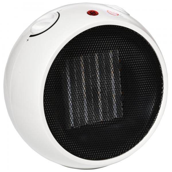 Heizlüfter Elektroheizer Heizung Weiss+Schwarz 1500 W - Palo24