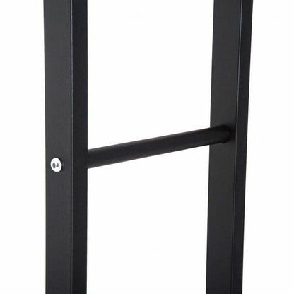 Feuerholzregal Kaminholzablage Kaminholzständer Kaminholzhalter 100kg Stahl Schwarz - Palo24