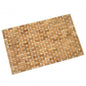 Badematte HWC-B18, Badezimmer Badvorleger Saunamatte, Bambus 79x50cm - Palo24