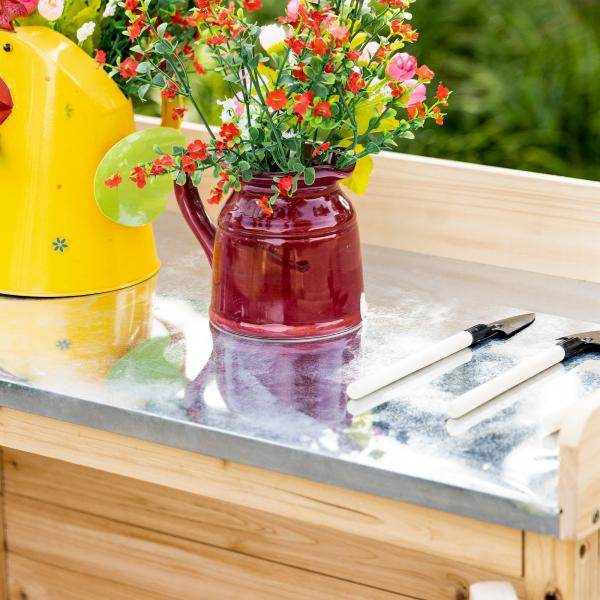 Gartenschrank mit Unterschrank Holz Geräteschrank Geräteschuppen - Palo24