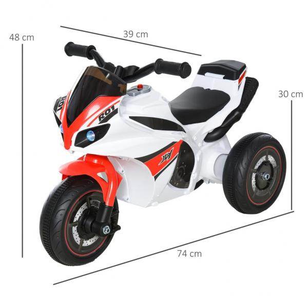 Rutscher Kinder Rutscherauto Rutscherfahrzeug für 18-36 Monate mit Musik Weiss - Palo24