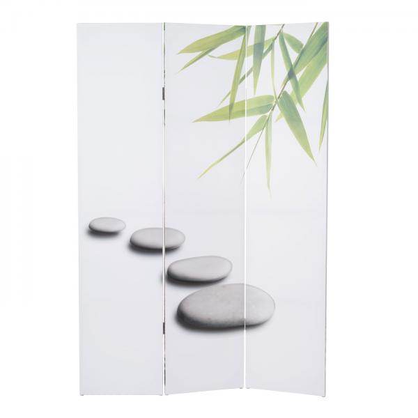 Foto-Paravent T234, Paravent Raumteiler Trennwand Kho Samui FSC-zertifiziert ~ 180x120cm - Palo24