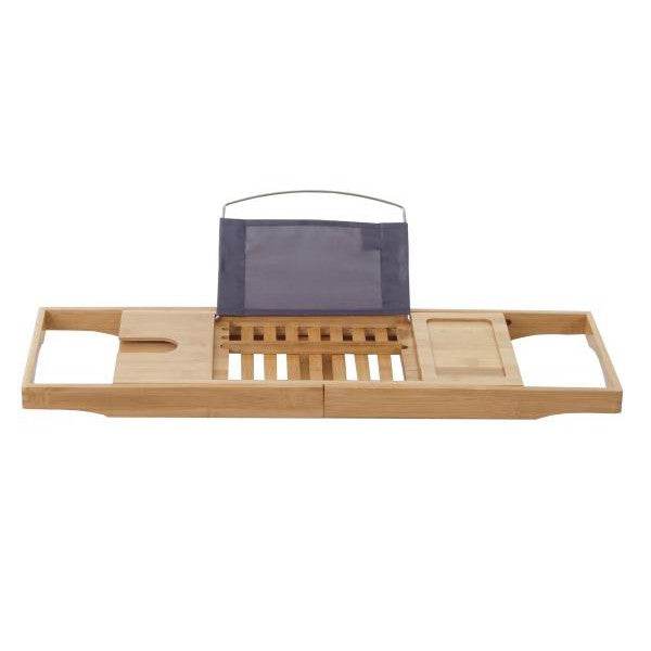 Badewannenauflage Badewannenablage Badewannenbrett Bambus ausziehbar 19x105x22cm - Palo24