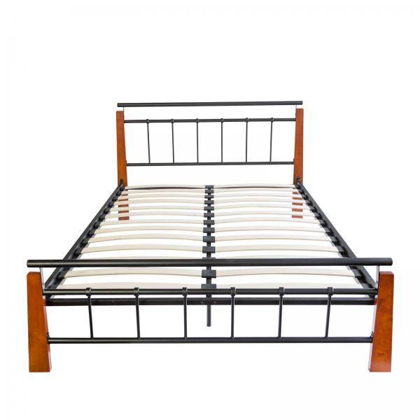 Metallbett 160x200cm Bettgestell Doppelbett 5072 schwarz - Palo24