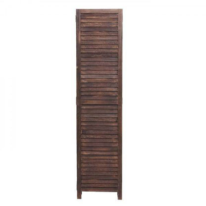 Paravent HWC-C30, Raumteiler Trennwand Sichtschutz, Shabby-Look Vintage, 170x205cm ~ braun - Palo24