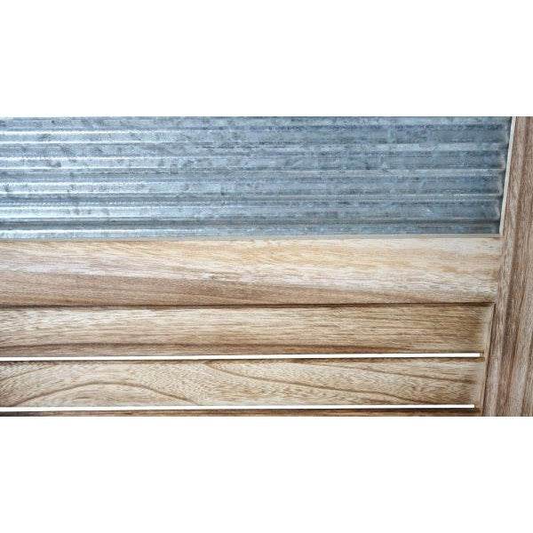 Paravent HWC-D27, Raumteiler Trennwand spanische Wand Sichtschutz, Holz Metall 170x160x2cm - Palo24