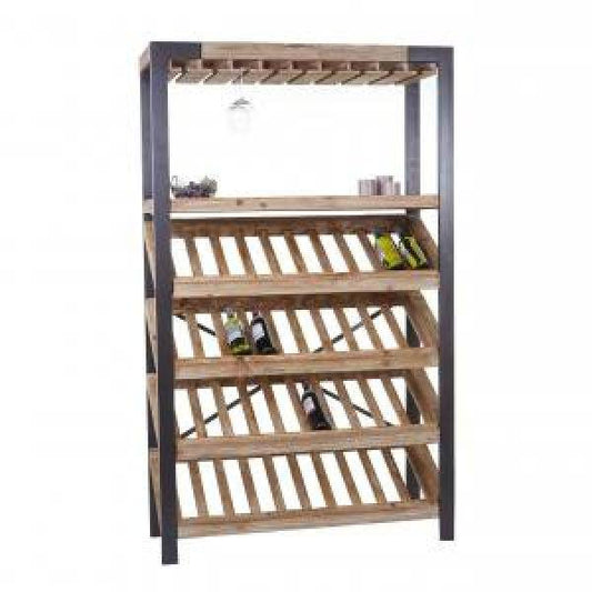 Weinregal Flaschenregal Flaschenhalter Barschrank Weinständer für 40 Flaschen - Palo24