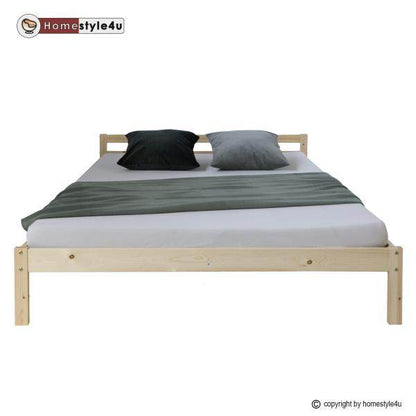 Doppelbett 140x200 natur Holzbett - Palo24