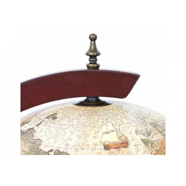 Globusbar mit Tisch Minibar Hausbar Tischbar, Weltkugel Ø 42cm rollbar - Palo24