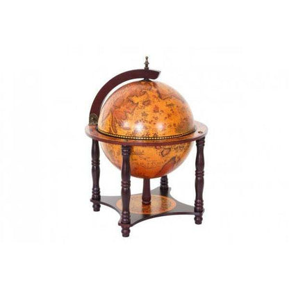 Globusbar Tischbar Minibar Weinregal, Weltkugel Ø 33cm - Palo24