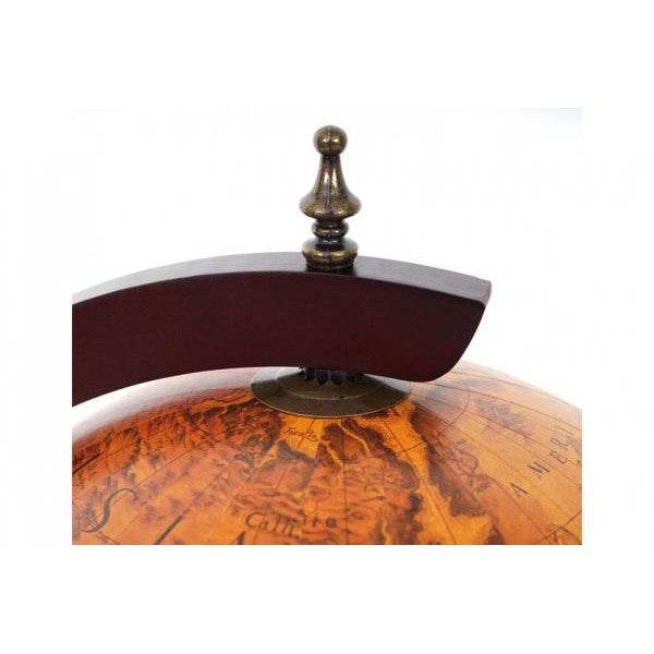 Globusbar Tischbar Minibar Weinregal, Weltkugel Ø 33cm - Palo24