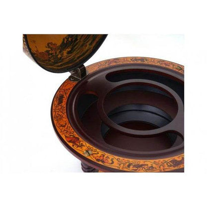 Globusbar Tischbar Minibar Weinregal, Weltkugel Ø 33cm - Palo24