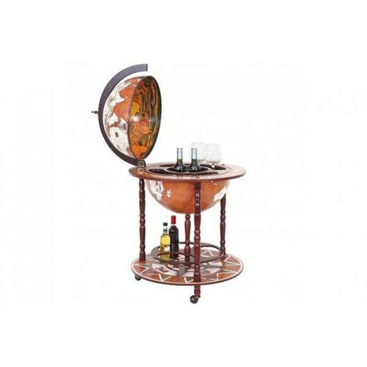 Globusbar Minibar Hausbar Weinregal, Weltkugel Ø 45cm rollbar - Palo24