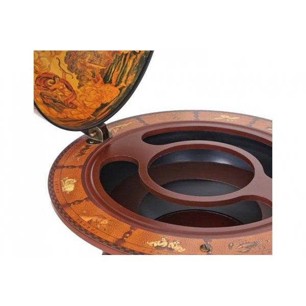 Globusbar Minibar Hausbar Weinregal, Weltkugel Ø 45cm rollbar - Palo24