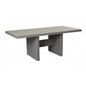 Gartentisch 192x90cm Rattantisch Esstisch Spraystone grau Modesto - Palo24