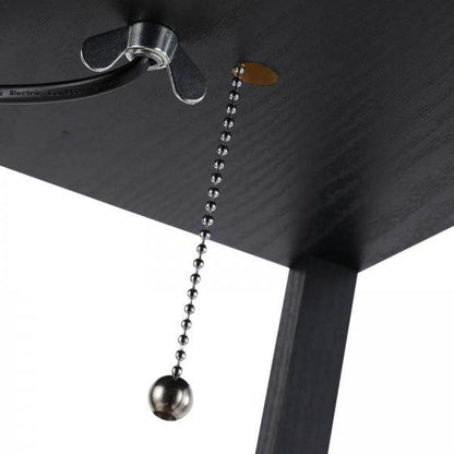 Stehleuchte Stehlampe E27 bis 40W Holz Schwarz - Palo24