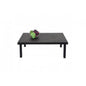 Poly-Rattan Couchtisch HWC-G16, Gartentisch Balkontisch Loungetisch, Gastronomie 80x50cm ~ schwarz - Palo24