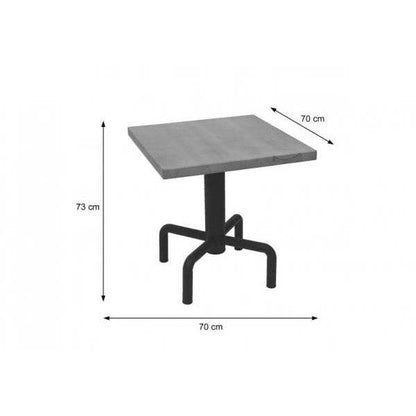 Bistrotisch Beistelltisch Bartisch Loungetisch, Gastro-Qualität industrial - naturfarben - Palo24