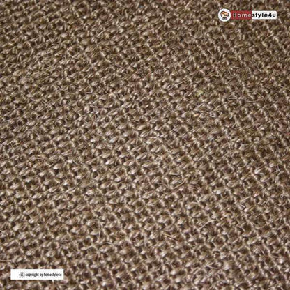 Sisalteppich Bordürenteppich 245 cm x 345 cm Naturfaser Sisal Teppich Braun - Palo24