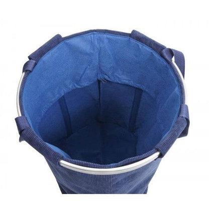 Wäschesammler Wäschekorb Wäschesack Wäschebehälter mit Kordelzug cord blau - Palo24