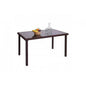 Poly-Rattan Tisch HWC-G19, Gartentisch Balkontisch, 120x75cm ~ braun - Palo24