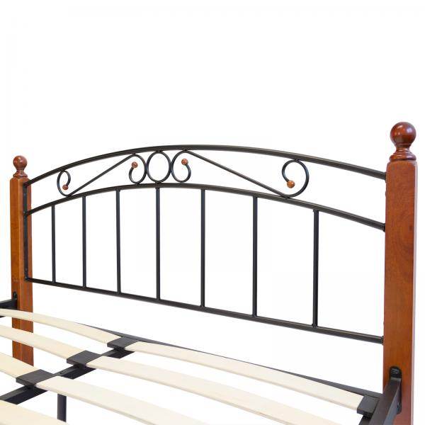 Metallbett 180x200 cm Doppelbett Bettrahmen inkl. Lattenrost - Palo24