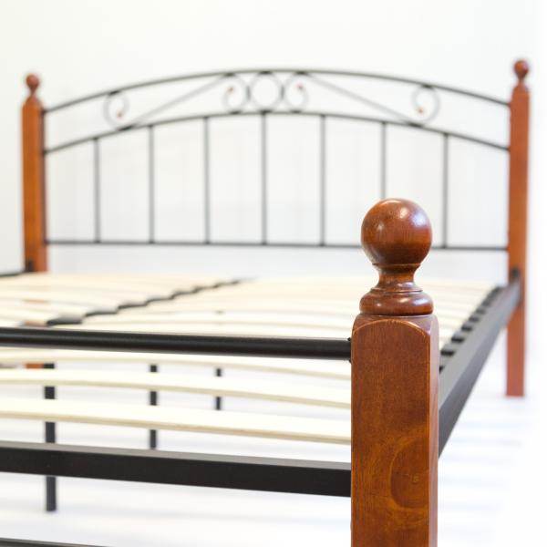 Metallbett 180x200 cm Doppelbett Bettrahmen inkl. Lattenrost - Palo24