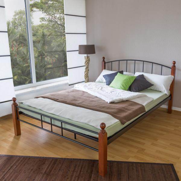 Metallbett 160x200cm Bettgestell Doppelbett 915 - Palo24