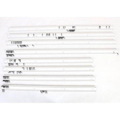Seitenwand für Pergola HWC-J32, 4er-Set + Moskitonetz Pavillon Ersatzseitenwand ~ 4x3m weiss - Palo24