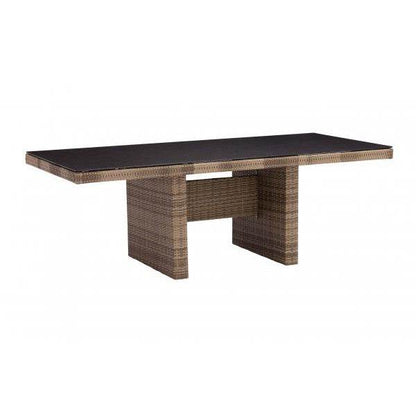 Esstisch Turin« Wangentisch Gartentisch 220x100cm Spraystone Natur - Palo24