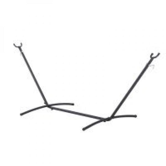 Hängemattengestell für Hängematte Hängemattenständer mit Hacken Garten Strand Metall 280x120x110cm bis 150kg - Palo24