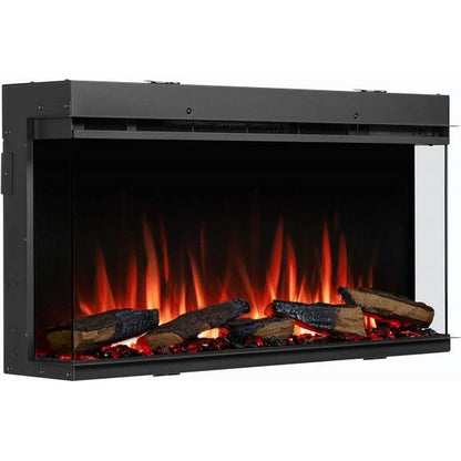 BALDERIA Athena 36" Elektrischer Einbaukamin 3DFlammeneffekt, LED 1500W - Palo24