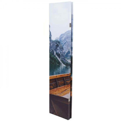 Foto-Paravent HWC-A83, Raumteiler Trennwand Sichtschutz, FSC-zertifiziert ~ 180x121cm Boot - Palo24