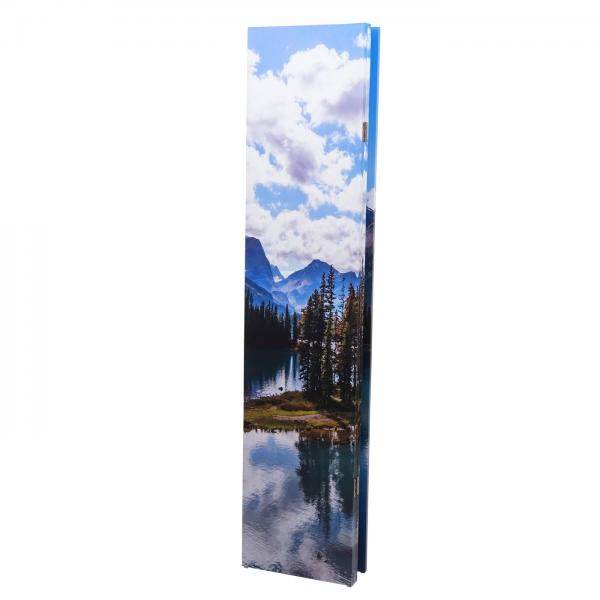 Foto-Paravent HWC-A83, Raumteiler Trennwand Sichtschutz, FSC-zertifiziert ~ 180x121cm See - Palo24