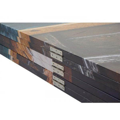 Foto-Paravent HWC-A83, Raumteiler Trennwand Sichtschutz, FSC-zertifiziert ~ 180x244cm Boot - Palo24