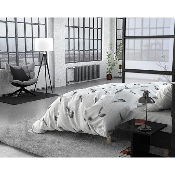 Bettbezug 2-teilig 140x220/60x70cm weiss Vintage - Palo24