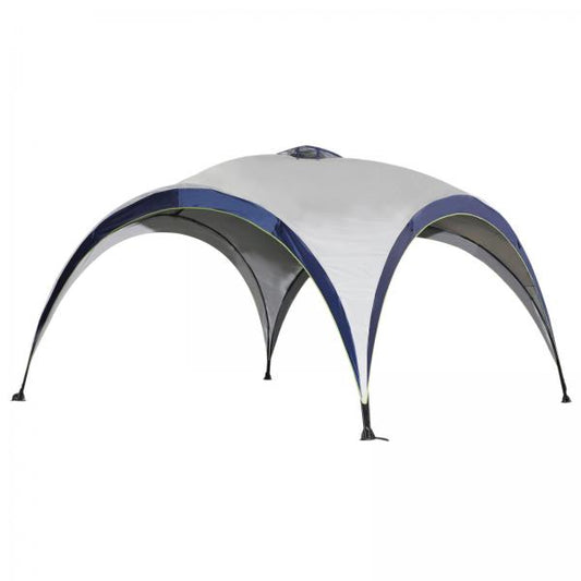 Garten Pavillon Pergola Partyzelt Sonnenschutz wetterfest Cremeweiss Blau - Palo24