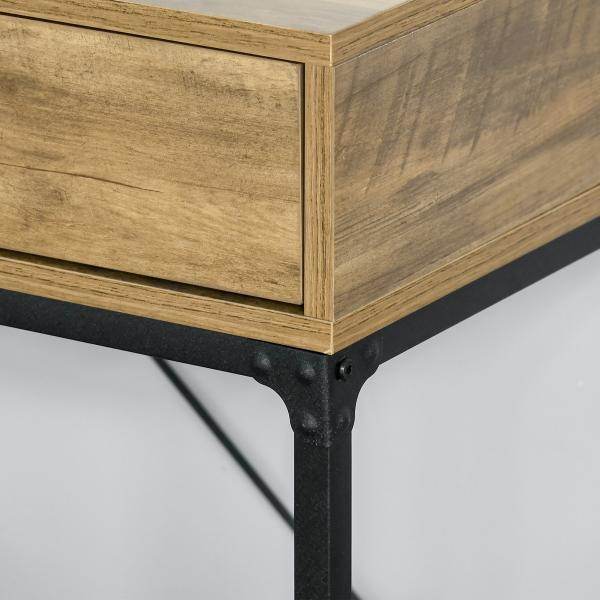 Konsolentisch Braun+Schwarz 100 cm x 35 cm x 76,5 cm - Palo24
