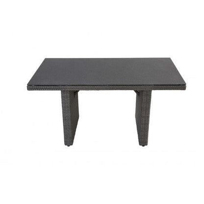 Rattantisch Couchtisch Loungetisch grau-mix "Barc"130 China" - Palo24