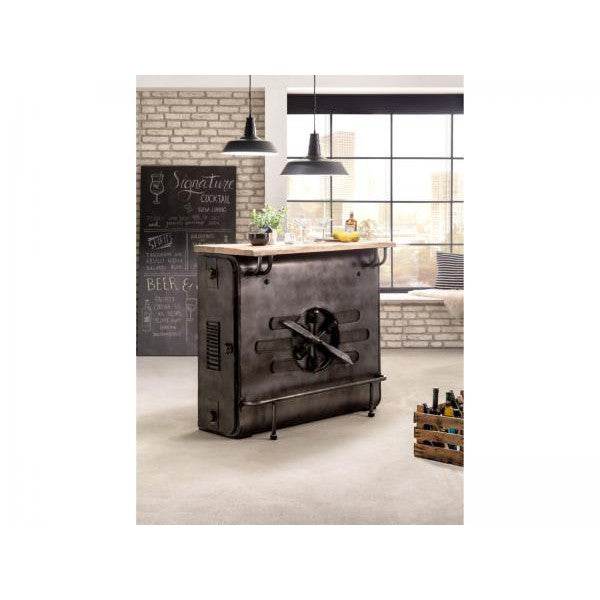Barregal Camera Bartisch Mangoholz Metall Vintage - Palo24