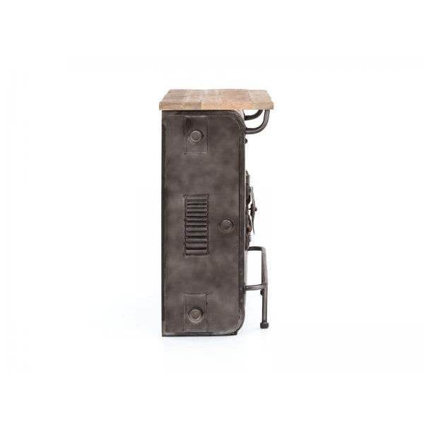 Barregal Camera Bartisch Mangoholz Metall Vintage - Palo24