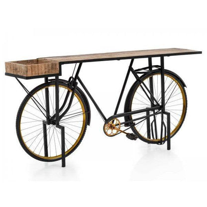 Konsolentisch Bike Bartisch Unikat schwarz - Palo24