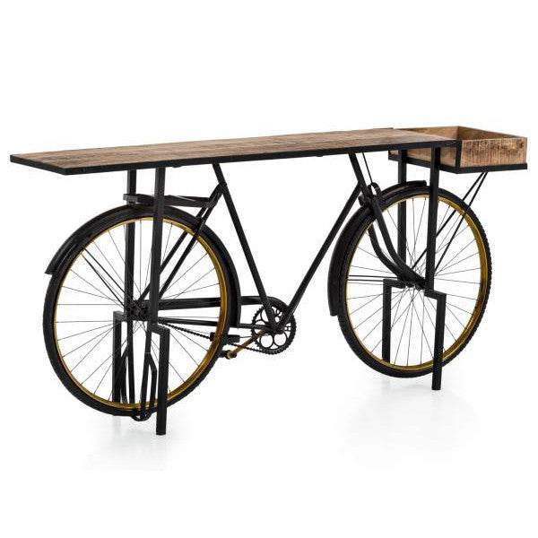 Konsolentisch Bike Bartisch Unikat schwarz - Palo24