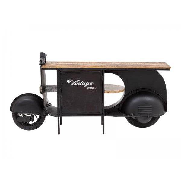 Waschtisch Scooter schwarz Bartisch Unikat Vintage - Palo24