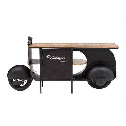 Waschtisch Scooter schwarz Bartisch Unikat Vintage - Palo24