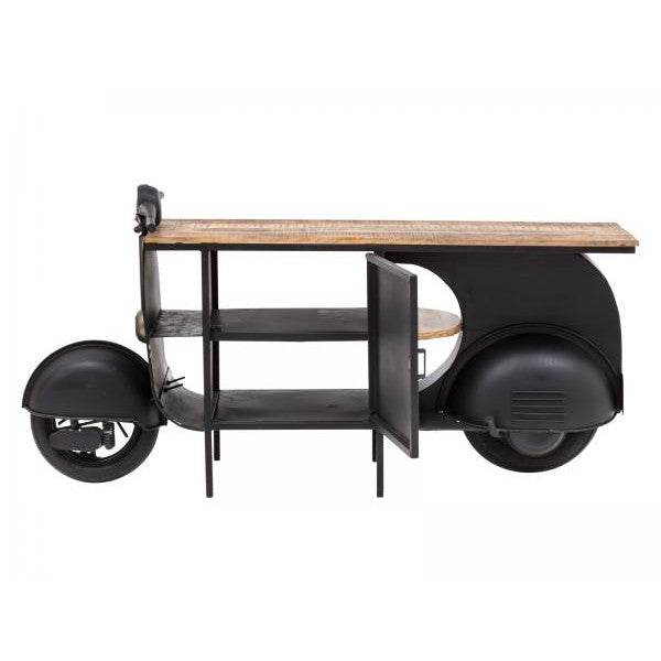 Waschtisch Scooter schwarz Bartisch Unikat Vintage - Palo24