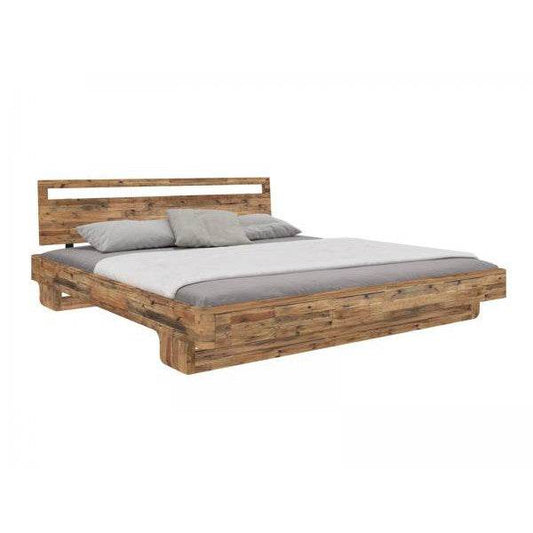 Holzbett Indra aus recycelter Pinie 180x200 cm - Palo24